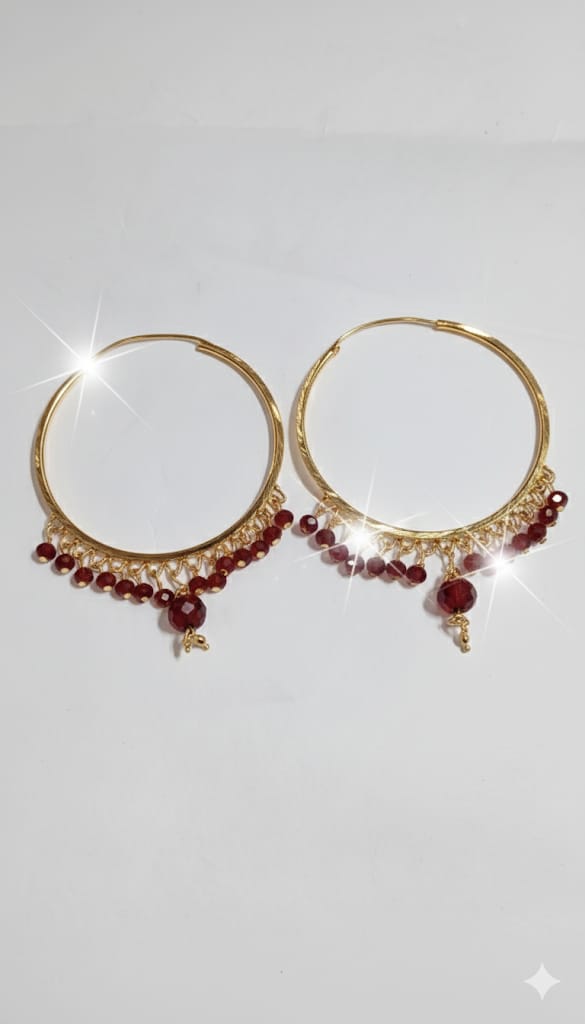 premium Gold-Plated Hoop Earrings