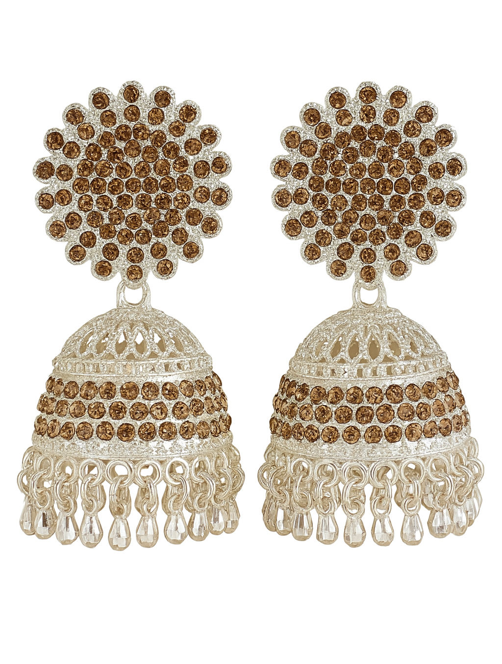 Crystal Stone Jhumka